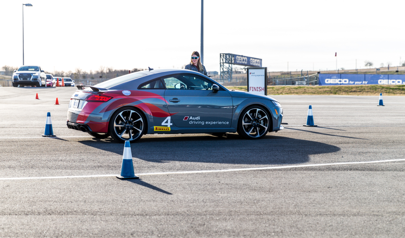 Illustration for article titled The Audi Driving Experience Lets You Blast Around An F1 Track In Someone Else's R8